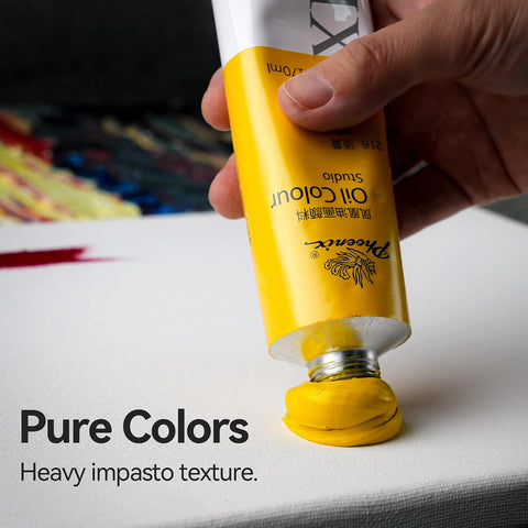 PHOENIX Burnt Sienna Oil Paint - Studio Oil Paint Single Large Tube - 170ml / 5.75 Fl oz. Burnt Sienna 684