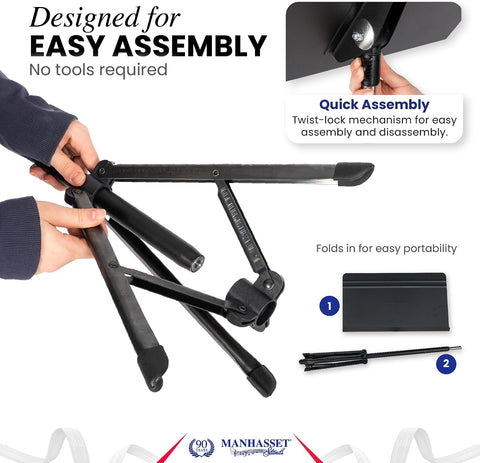 Manhasset Voyager Portable Folding Music Stand