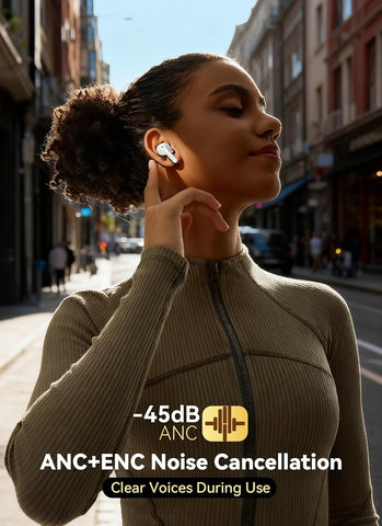 Wireless Earbuds, Smart Touchscreen Ear Buds, ANC Headphones, Bluetooth 5.4