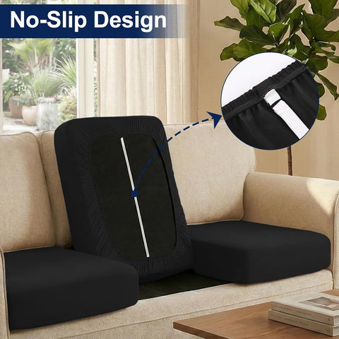 Smiry Waterproof Patio Cushion Covers, Stretch Outdoor Furniture Covers
