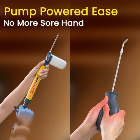 Relime Diatomaceous Earth 4 FT Long Reach Pump Powder Duster Applicator