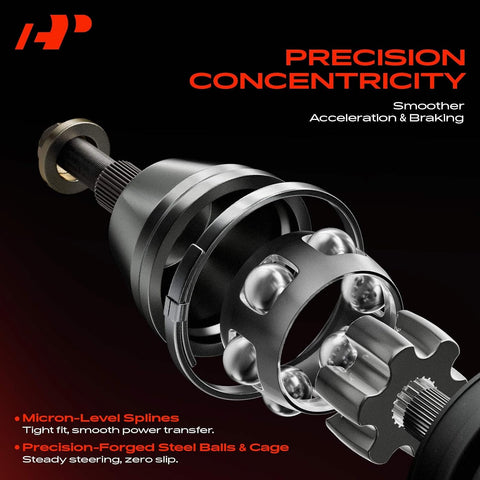 A-Premium Front Driver or Passenger Side CV Axle Shaft Assembly