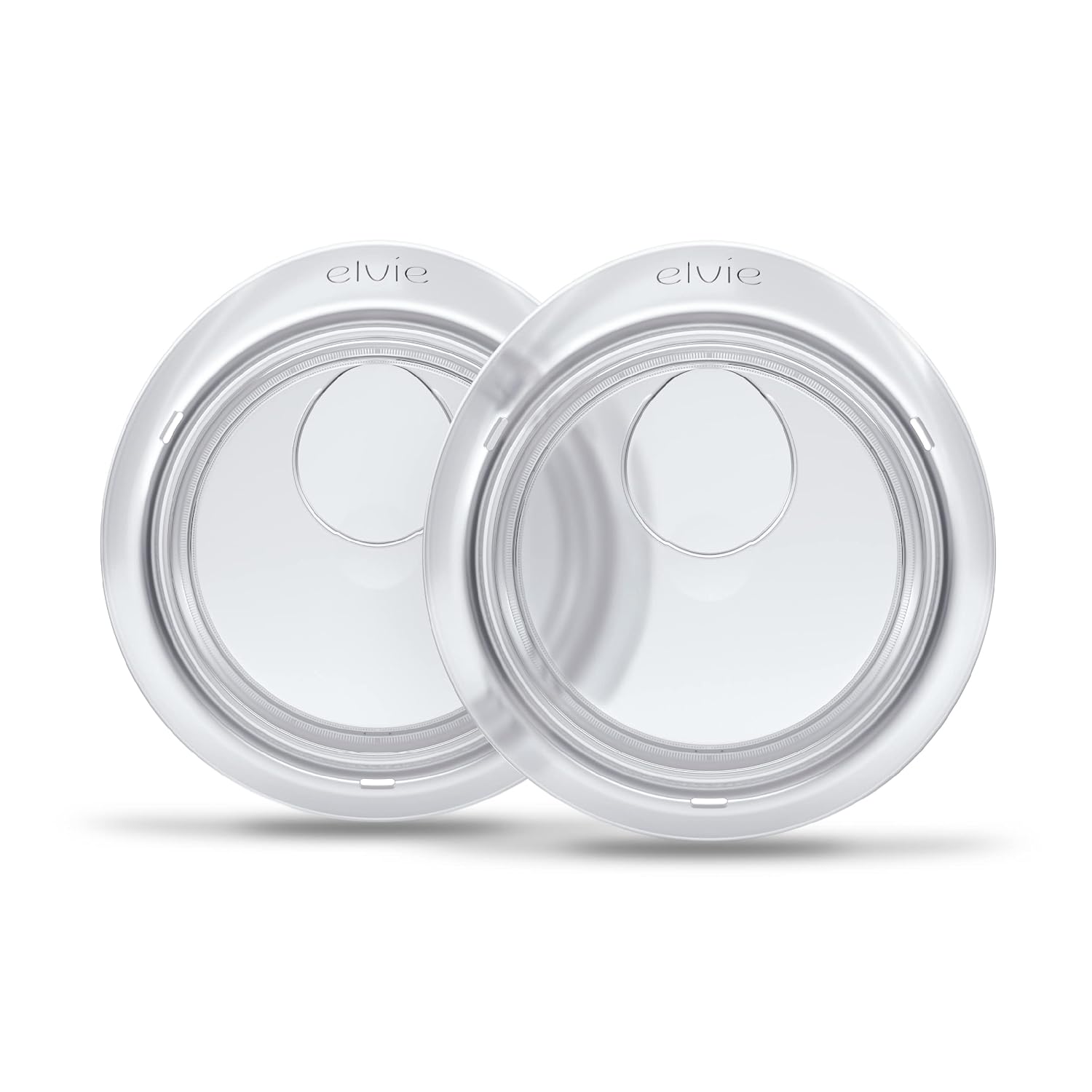 Elvie Catch - Milk Collection Shells - Discreet, Leak-Protection, Reusable Silicone Cups - Collect Up to 1oz - Breastfeeding Essentials - Set of Two