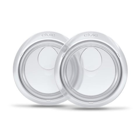 Elvie Catch - Milk Collection Shells - Discreet, Leak-Protection, Reusable Silicone Cups - Collect Up to 1oz - Breastfeeding Essentials - Set of Two