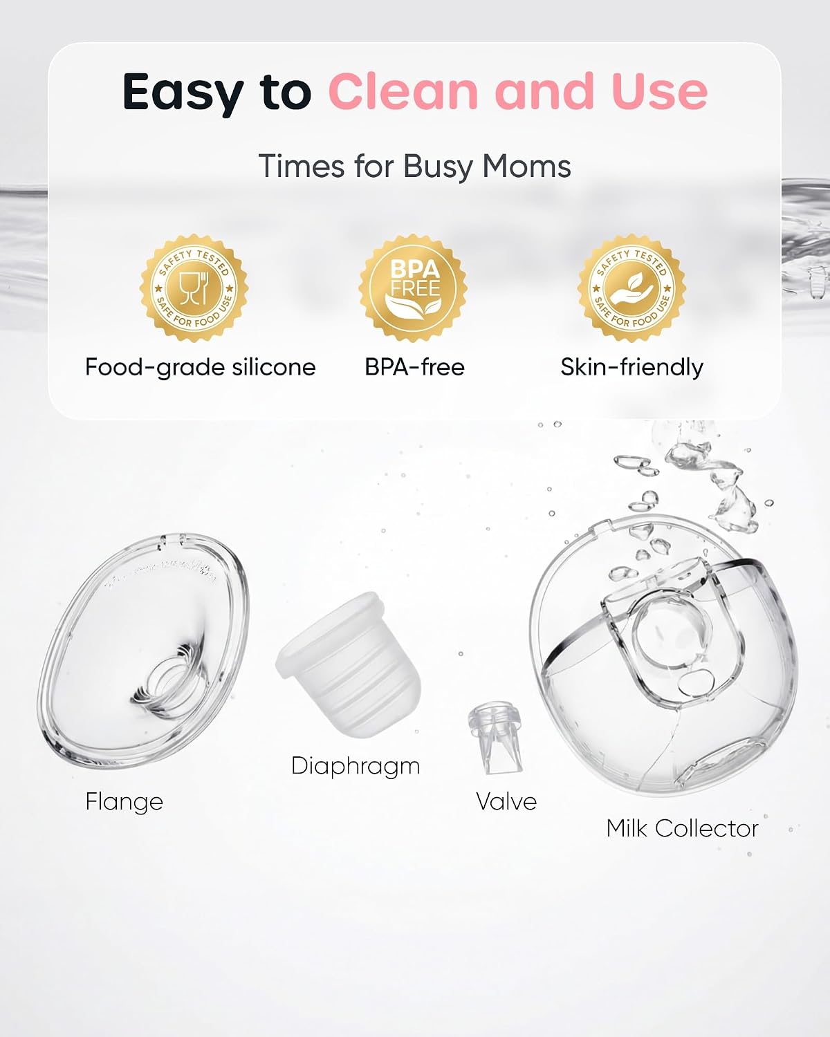 Nuliie S32 Wearable Breast Pump Hands-Free, More Private Electric Pump