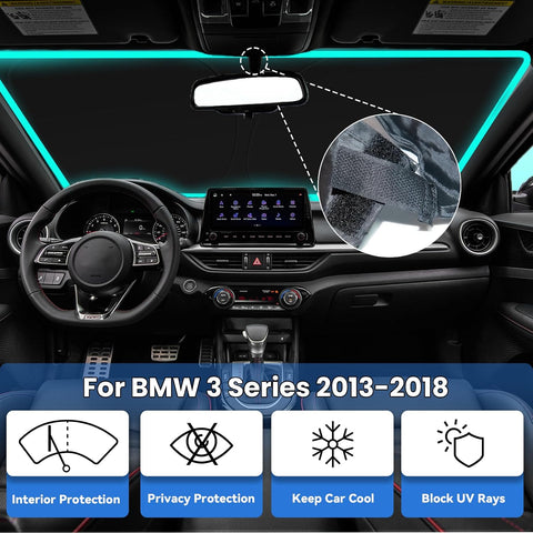 Windshield Sun Shade for 2013-2018 BMW 3 Series Accessories