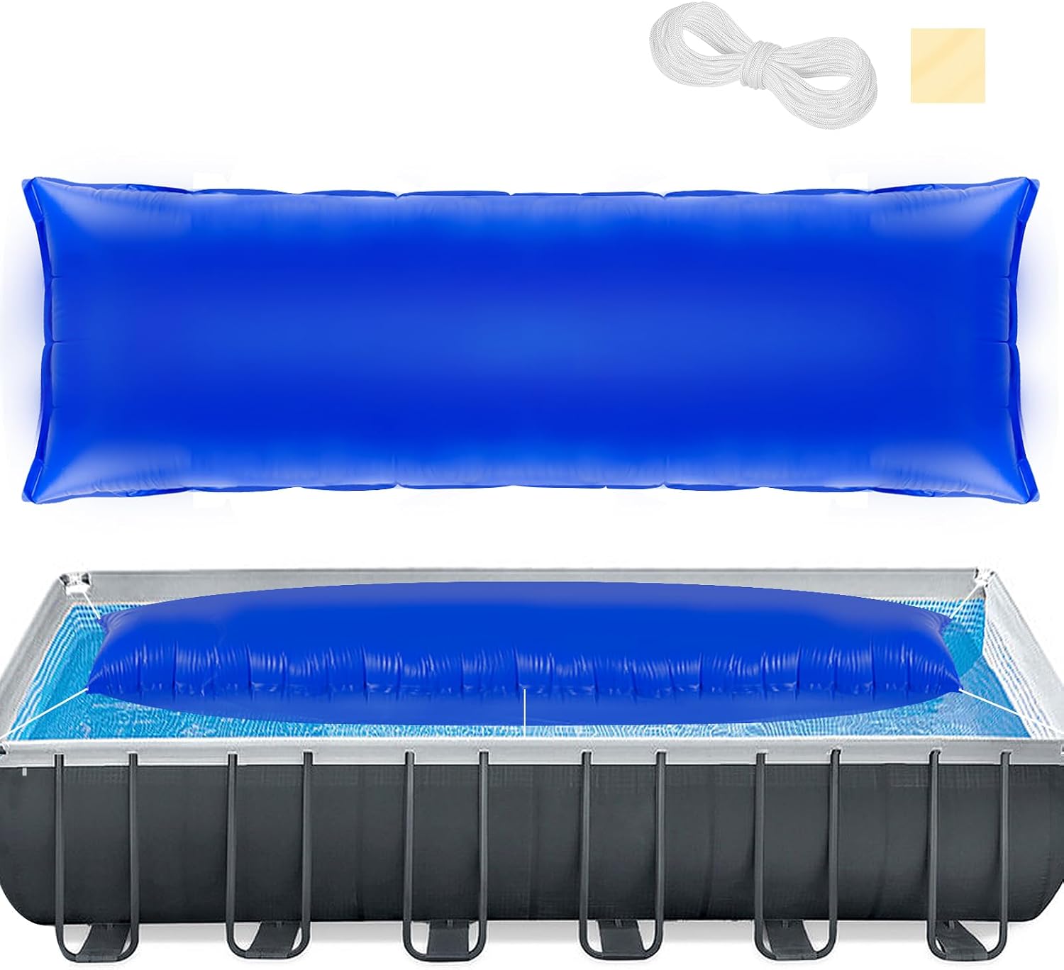 4x15ft Leak-Resistant Winter Pool Pillows for Above Ground Pool Winterizing