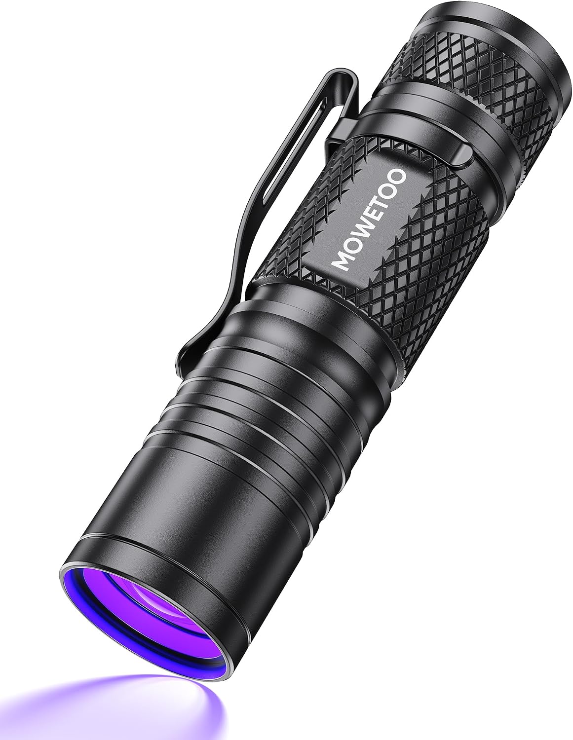 MOWETOO Black Light Flashlight,395nm Mini Zoomable UV Light