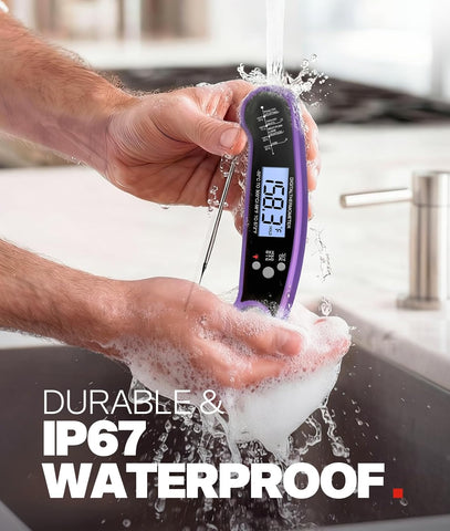 Meat Thermometer Digital, Instant Read, Food, Cooking, Grilling