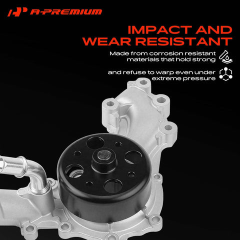 A-Premium Engine Water Pump (V6 3.6L) Compatible with Jeep, Dodge