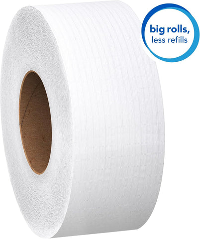 Scott Professional Jumbo Roll Toilet Paper, Bulk, 12 Rolls x 750' (07304)
