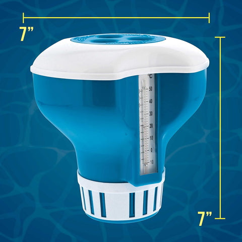 U.S. Pool Supply Large Pool Chlorine Floater Floating Chemical Dispenser