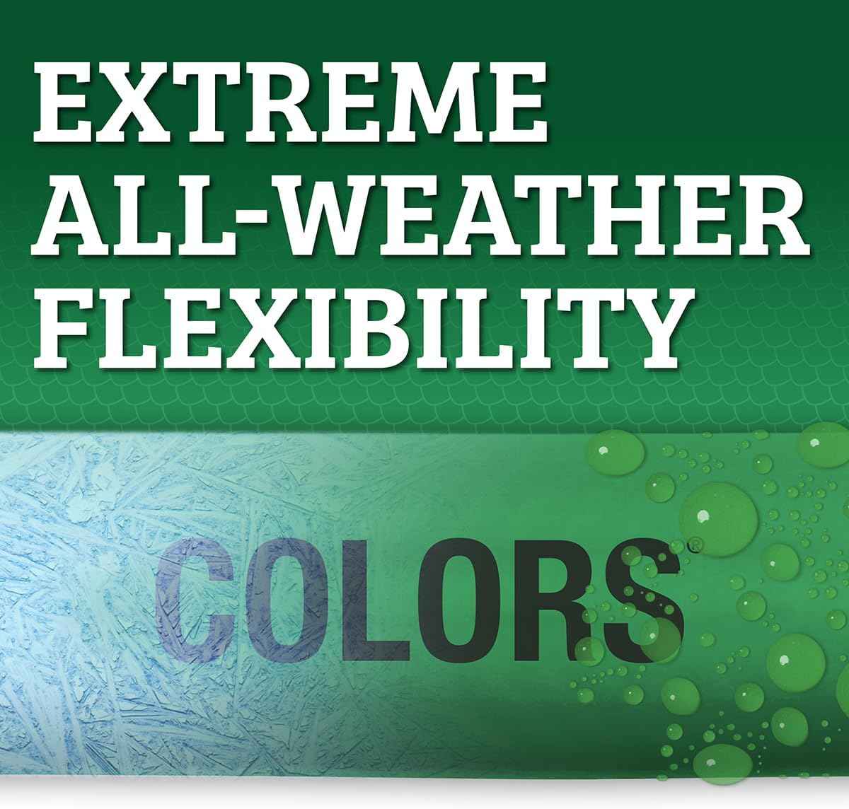 Flexzilla Colors Garden Hose 5/8 in. x 50 ft., Lightweight All-Weather Water Hose, Durable and Flexible, Leak-Free Connections, Forest Green