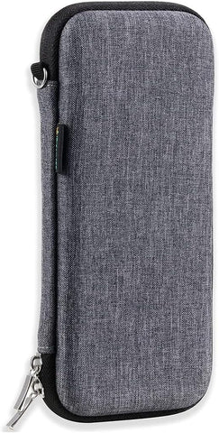 Upgraded Hard Pencil Case Box for Adults,Durable Pen Carrying Case with Zipper-Gray