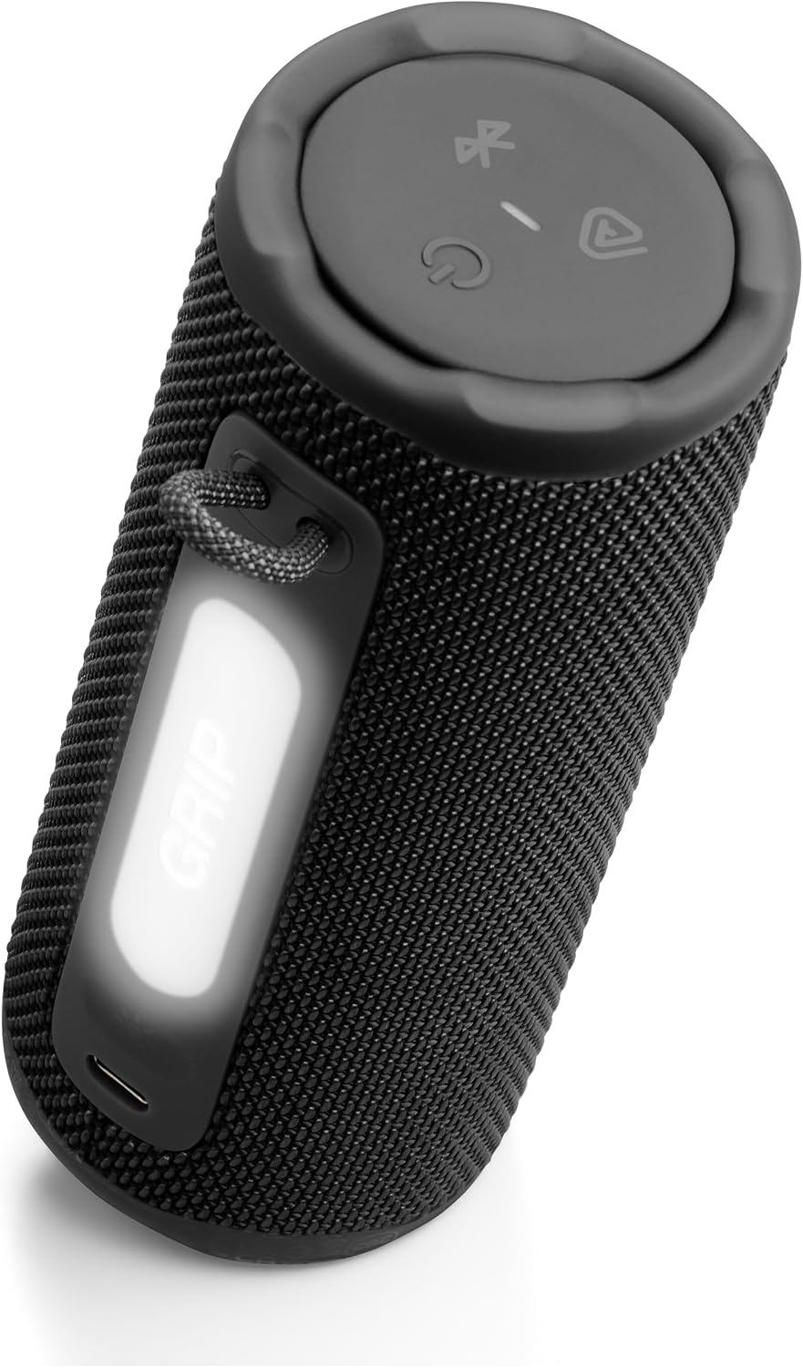 JBL Grip Portable Bluetooth Speaker, Waterproof, Ambient Light - Black