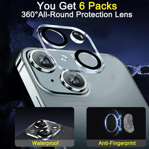 Ferilinso Camera Lens Protector for iPhone 14/15/14 Plus/15 Plus/13/13 Mini
