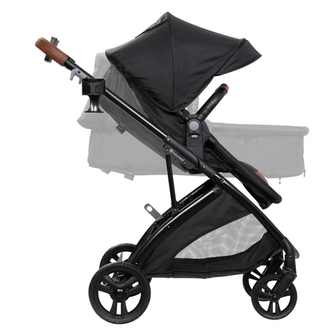 Baby Trend Passport Switch 6-in-1 Modular Travel System with EZ-Lift Plus Infant Car Seat, Midnight Cocoa