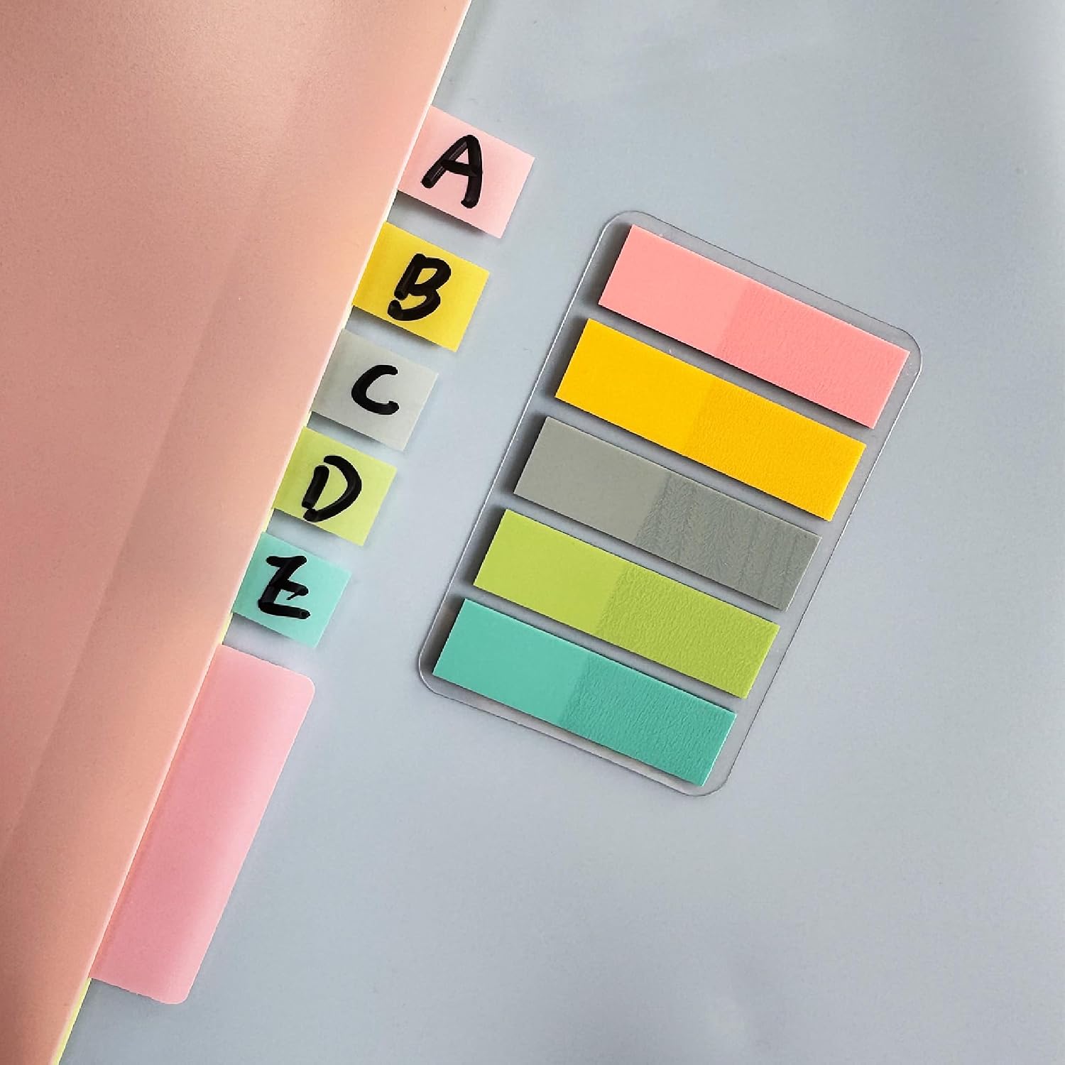 ELII 500 PCS Tabs 2 Inch Book Tabs Sticky Index Tabs,File Tabs