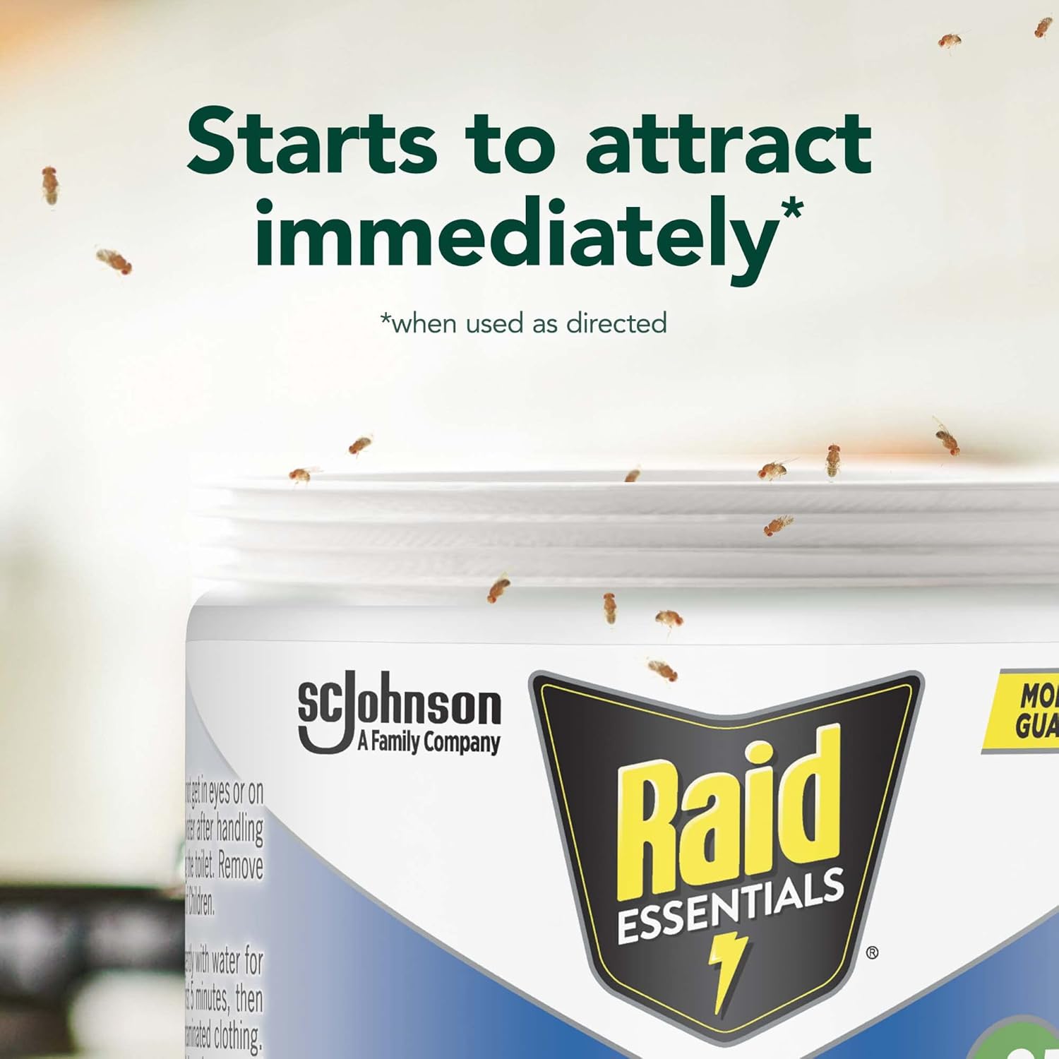 Raid Essentials Indoor Fruit Fly Trap, 5.4 oz
