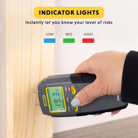 General Tools MMD4E Moisture Meter for Wood, Walls & Water Leak Detection