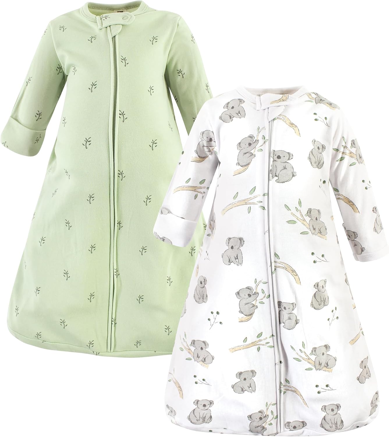 Hudson Baby Unisex Baby Cotton Long-Sleeve Wearable Sleeping Bag, Sack, Blanket