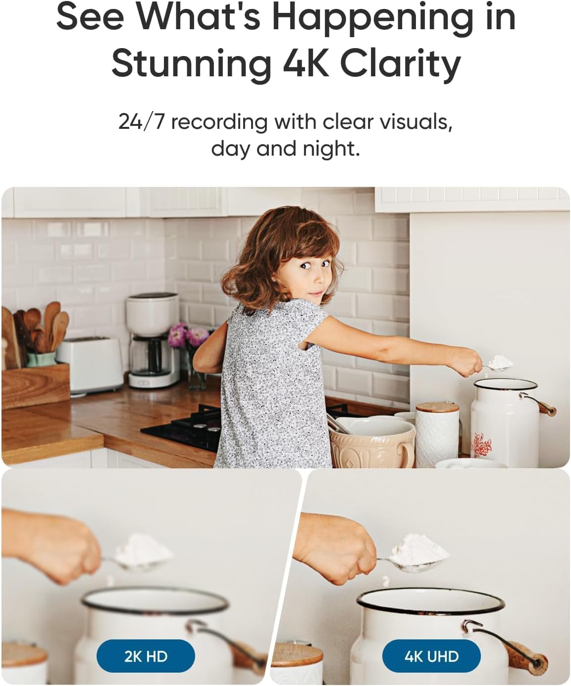 eufy Security 4K Indoor Camera E30, No Subscription, Work as Pet Camera