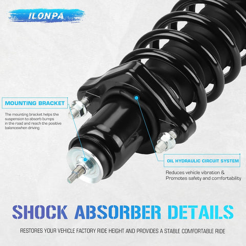 Rear Struts for 07-16 Jeep Patriot/Compass, 07-12 Dodge Caliber(No SRT-4)