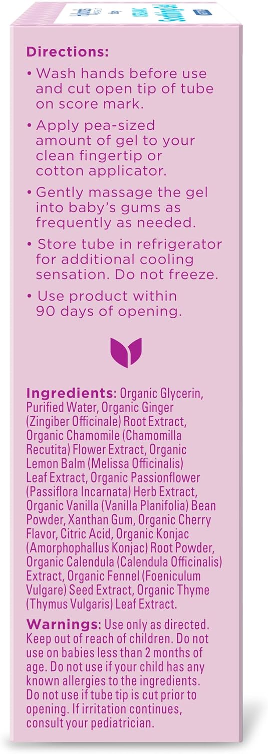 Hyland's Baby Soothing Gel for Teething Babies, Organic, Daytime 0.53oz