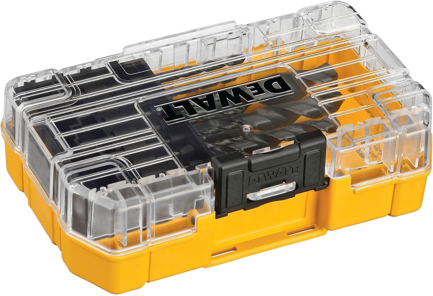 DEWALT Drill Bit Set, 3-Flats Shank,14-Piece, 135 Degree Split Point, for Plastic, Wood and Metal (DWA1184)