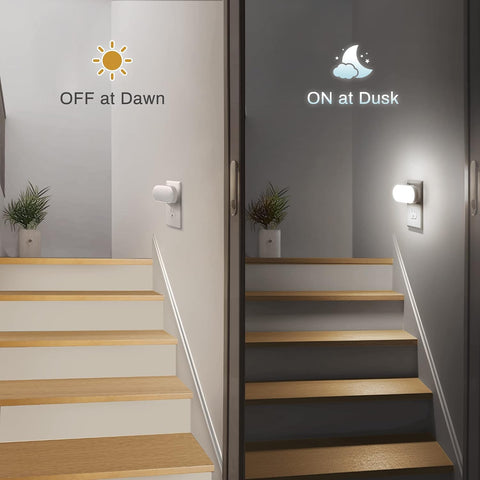 DORESshop Led Night Light,Night Lights Plug into Wall,Dusk to Dawn Sensor