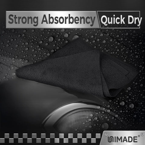 UNIMADE Microfiber Cleaning Cloth, 24 Pack Reusable Microfiber Towels
