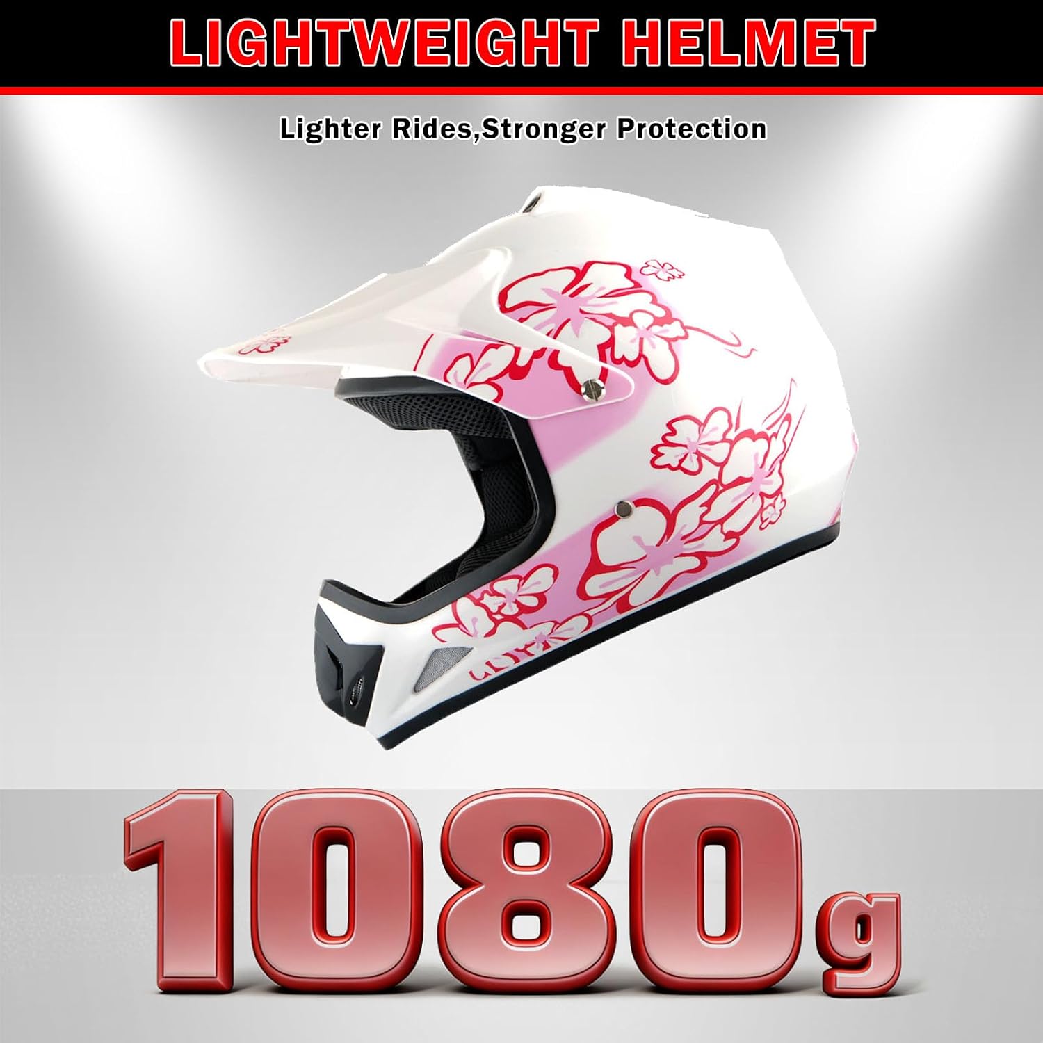 WOW Youth Kids Motocross BMX MX ATV Dirt Bike Dianosour Helmet Dragon + Goggles + Martian Youth Glove Bundle: HJOY MG Bundle
