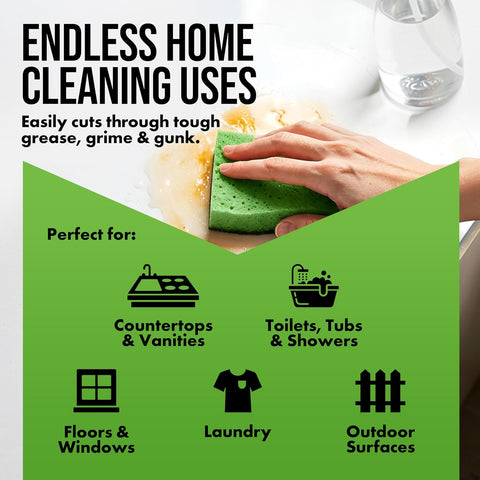 HARRIS 30% Vinegar Concentrated Extra Strength — All Purpose Cleaner for Home, Garden & Patio