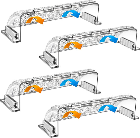 9-15.5 Inch Adjustable Air Vent Deflectors, Magnetic Air & Heat Deflector
