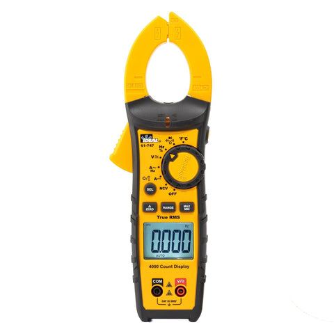 Ideal Electrical TightSight Clamp Meter, 61-747, 400A AC/DC True RMS