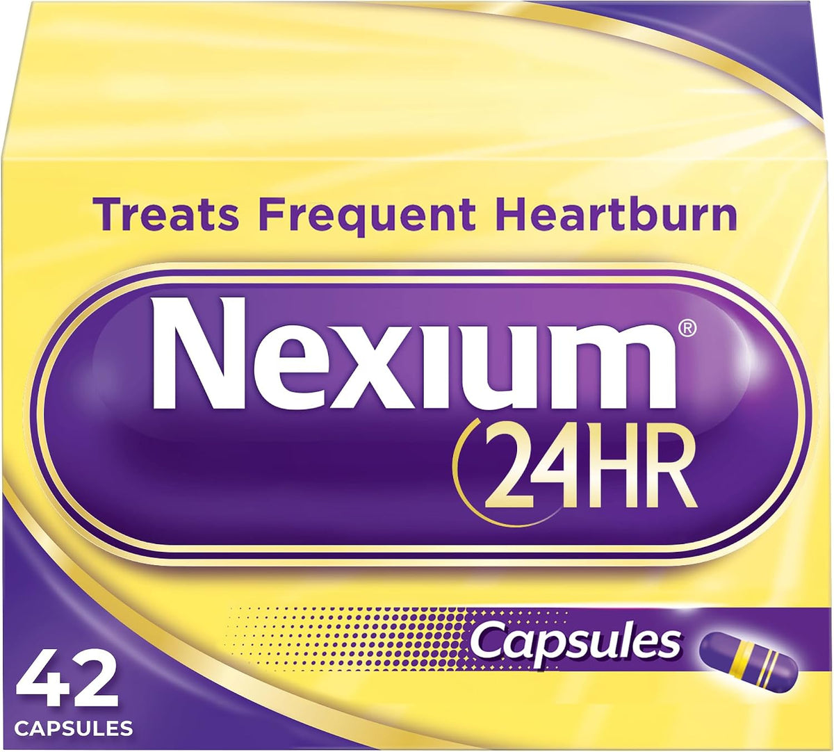Nexium 24HR Acid Reducer Heartburn Relief Capsules, 42 Count