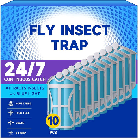 10 Pack Flying Insect Trap Refills, Compatible with Flying Insect Trap M364 M364A and Max