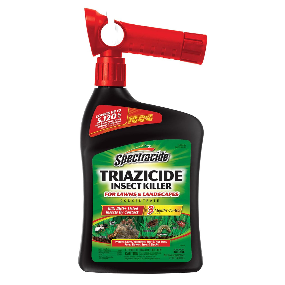 Spectracide Triazicide Insect Killer for Lawns & Landscapes 32 Oz