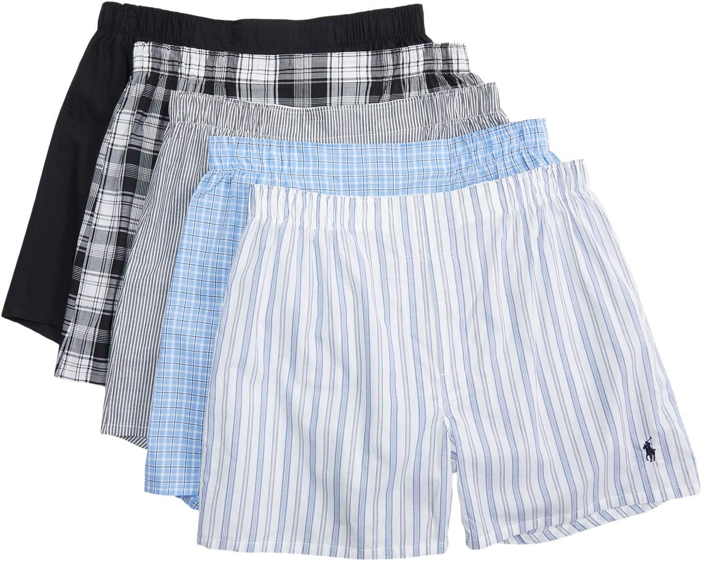 POLO RALPH LAUREN 5-Pack Classic Fit Woven Boxers