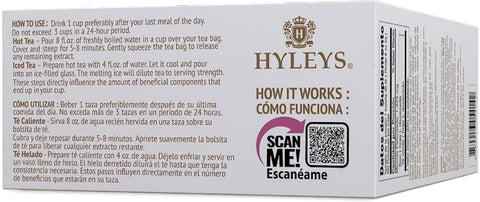 HYLEYS Slim Tea, 9 Flavor Weight Loss Variety Pack, 100 Bags (9 Pack Bulk)