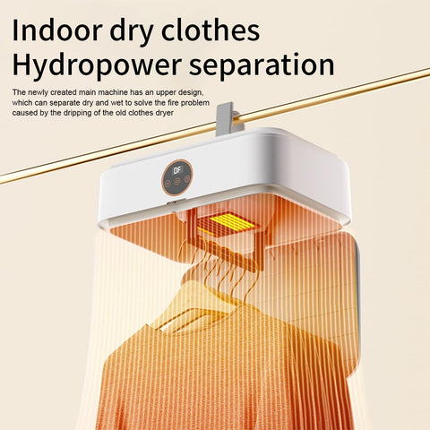 Portable Clothes Dryer Compact Mini Laundry Dryer for with Adjustable Timer Quiet Operation for Apartments RVs and Dorms