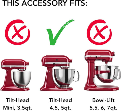 KitchenAid 5Q Dew Drop Ceramic Bowl, for 5Q Tilt-Head Mixers, KSM2CB5TDD