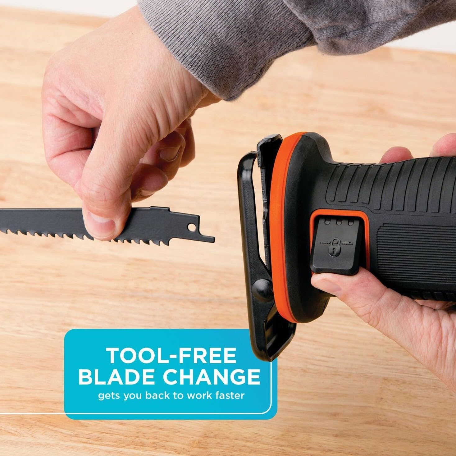 BLACK+DECKER 20V MAX* Cordless Reciprocating Saw Kit (BDCR20C)