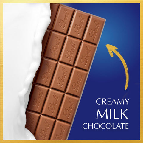 Lindt CLASSIC RECIPE Milk Chocolate Candy Bar, 4.4 oz., 12 Pack