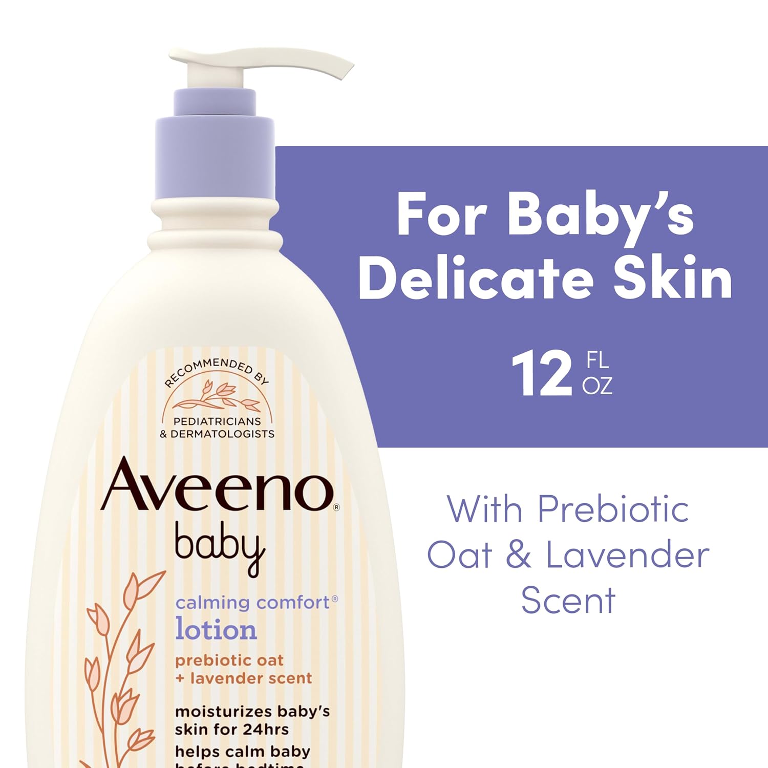 Aveeno Baby Calming Comfort Moisturizing Body Lotion, 12 fl. oz