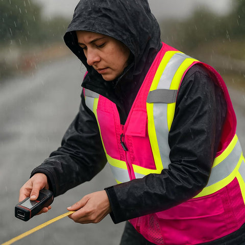 KAYGO Reflective High Vis Safety Vest with Pockets for Men and Women KG0100