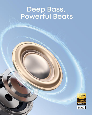 Soundcore C50i by Anker Open Ear Earbuds, Clip On Earbuds, Clip Headphones