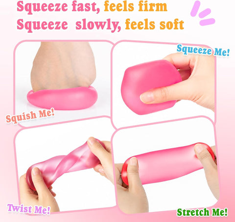 VISCOO 1 Pack Stress Cube, Slow Rising Cube Squishy for Anxiety Relief