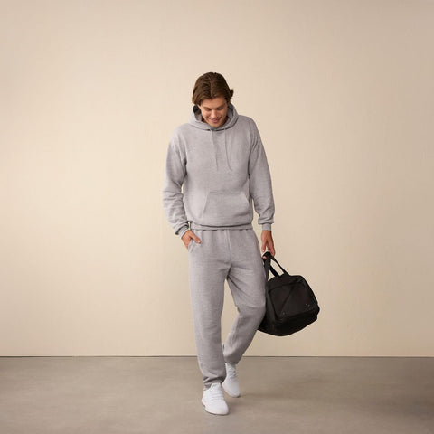 Hanes Men's Hoodie - EcoSmart Fleece Hooded Sweatshirt for Men & Women - Midweight Fleece - Big & Tall Available