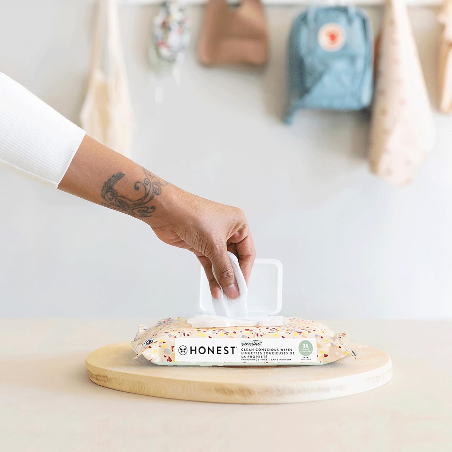 The Honest Company Multi-Use Baby Wipes, Terrazzo, 36 Count
